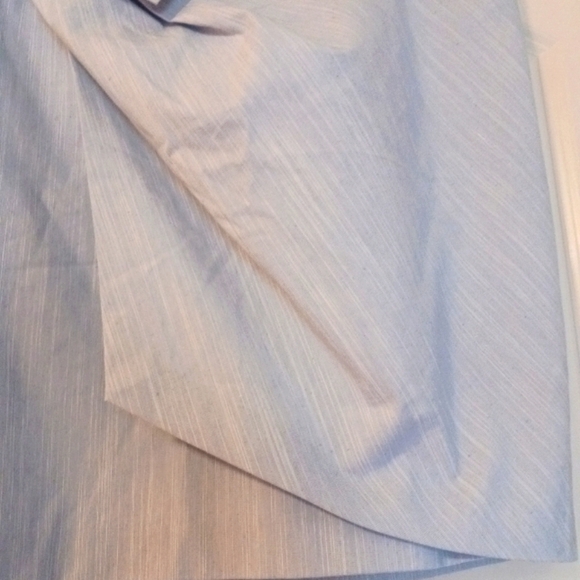 Loft Bow Blue Plus Size Skirt Zipper Back Lined Cotton Blend - Picture 14 of 16